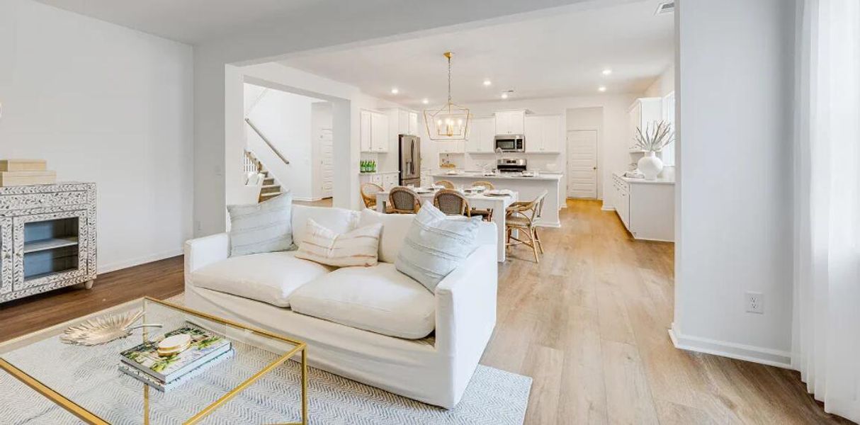 Furnished interior view inside a new home in Limehouse Farms, Summerville (Image 3).