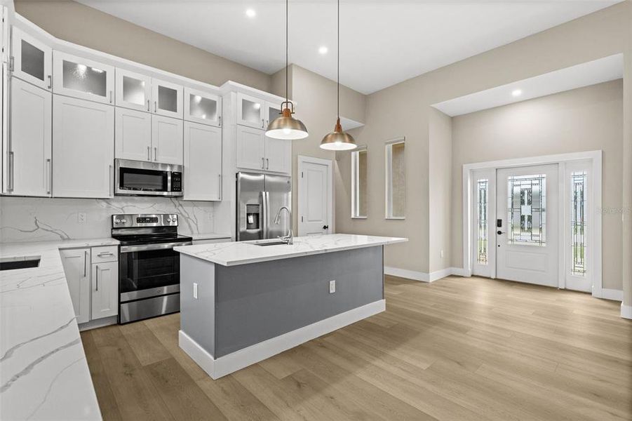 Furnished interior view inside a new home in , Sarasota (Image 7). Furnished interior view inside a new home in , Sarasota (Image 7).