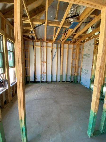 In-progress construction of a new home in Lariat, Liberty Hill, TX (Image 9). In-progress construction of a new home in Lariat, Liberty Hill, TX (Image 9).