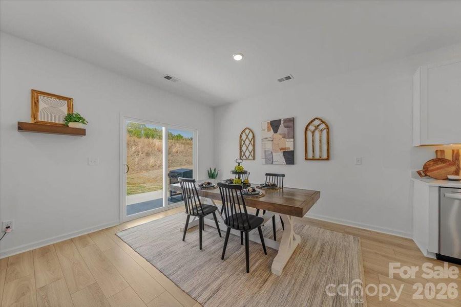 Furnished interior view inside a new home in Sheffield, Indian Trail (Image 16).