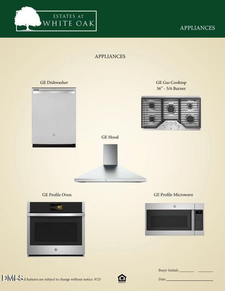 Options Appliances Options Appliances