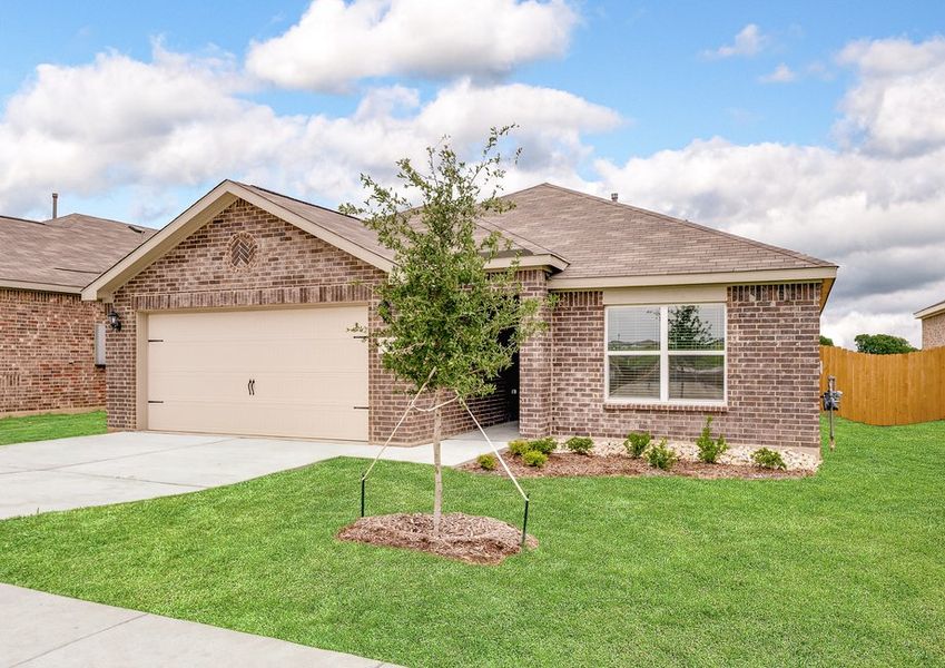 The Rio Grande has a two-car garage.