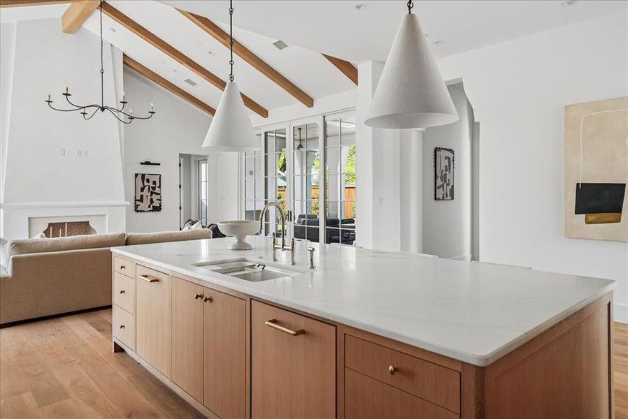 Furnished interior view inside a new home in , Dallas (Image 9).