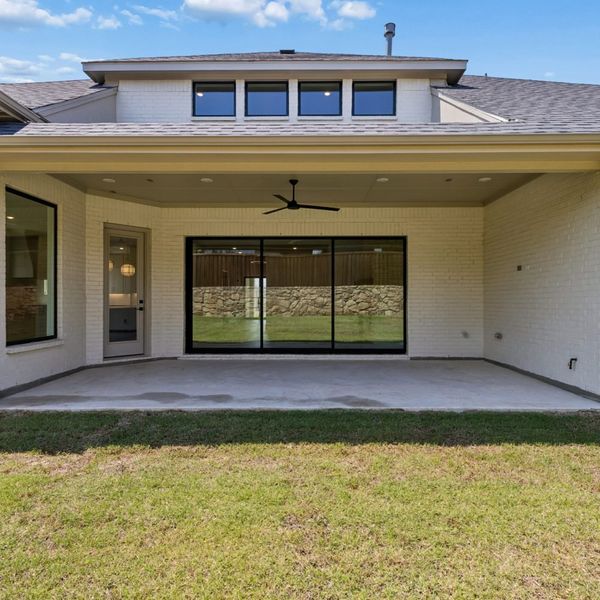 Exterior details and patio area of a home in StarView, Prosper (Image 32).