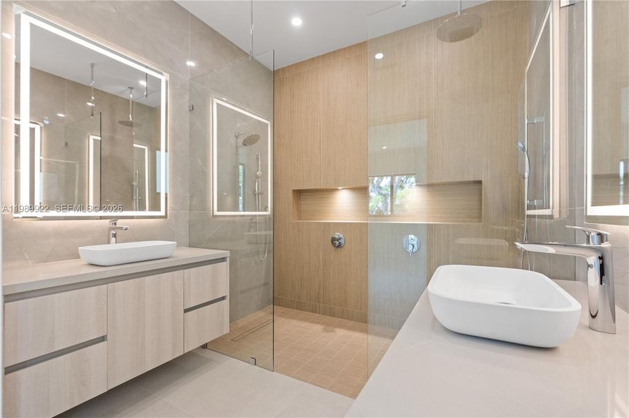 Furnished interior view inside a new home in , South Miami (Image 11).