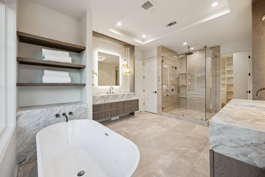 Primary Bath with Dual Counters, Free-Standing Tub and Much more,,,,,,,,, Primary Bath with Dual Counters, Free-Standing Tub and Much more,,,,,,,,,