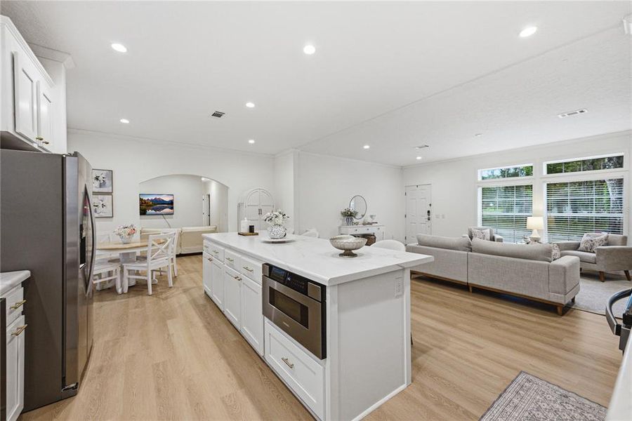 Furnished interior view inside a new home in , Webster (Image 9).