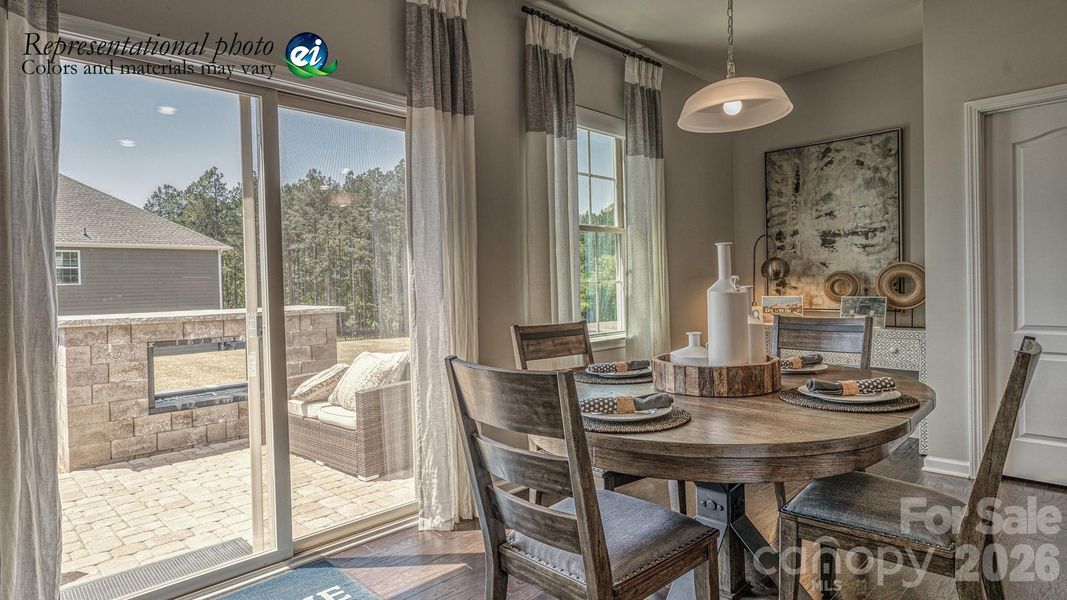 Furnished interior view inside a new home in Shannon Woods, Maiden (Image 14).