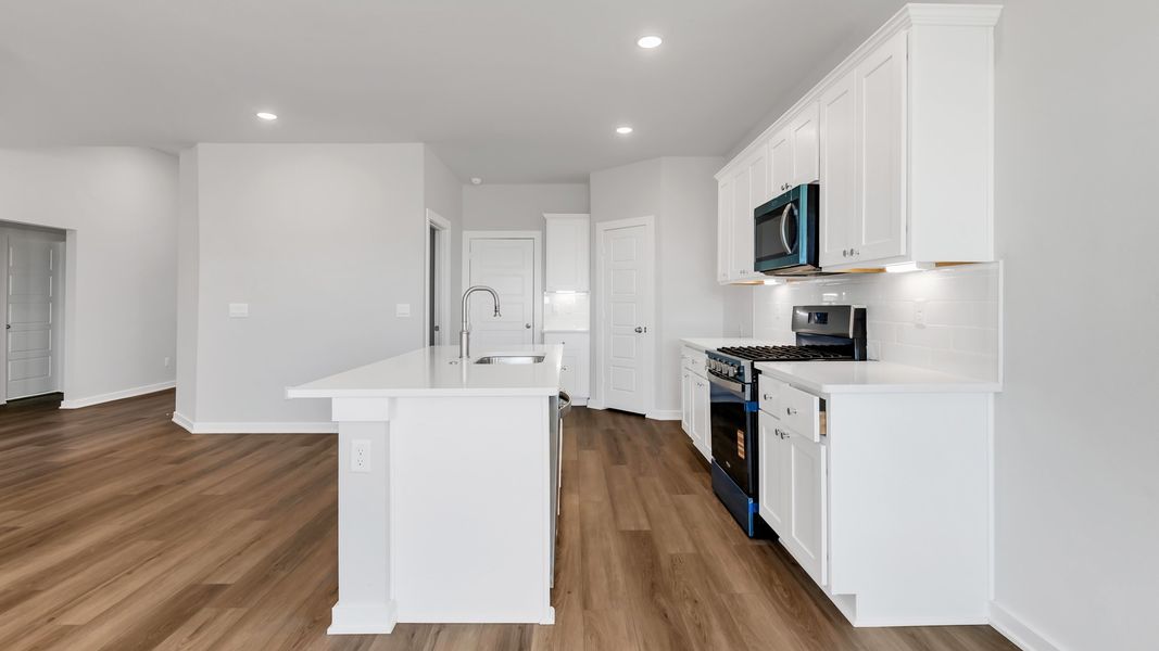 Furnished interior view inside a new home in Overlook West, Wolfforth (Image 7). Furnished interior view inside a new home in Overlook West, Wolfforth (Image 7).
