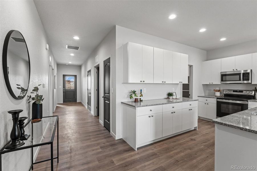 Furnished interior view inside a new home in , Pueblo West (Image 12).