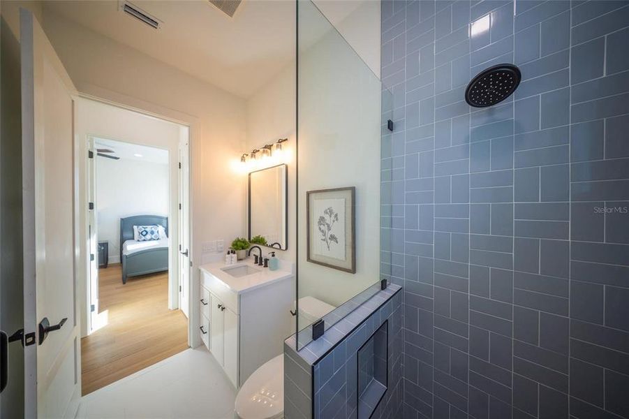 Furnished interior view inside a new home in , Sarasota (Image 19).