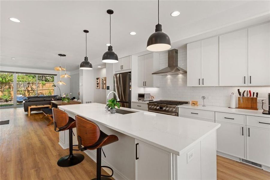Furnished interior view inside a new home in , Atlanta (Image 15).