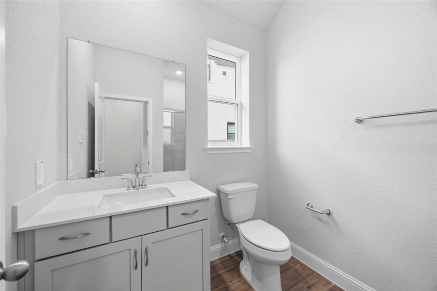 Furnished interior view inside a new home in Elyson, Katy (Image 12).