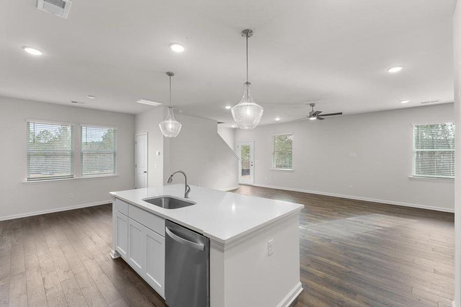 Furnished interior view inside a new home in Hitchcock Preserve 43', Aiken (Image 5).