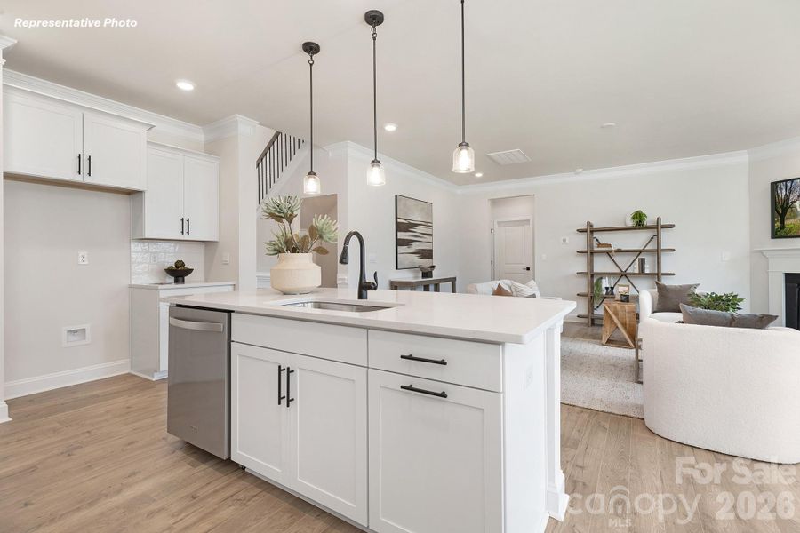 Furnished interior view inside a new home in Sylvan Creek, Denver (Image 10).