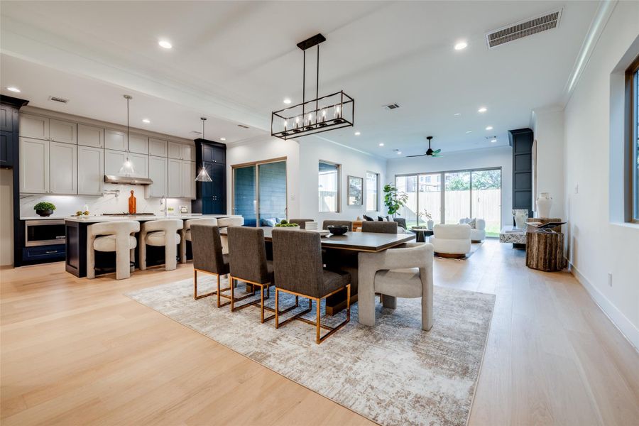 Furnished interior view inside a new home in , Houston (Image 26).
