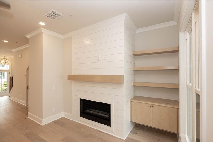 Furnished interior view inside a new home in Townes 333, Peachtree Corners (Image 14).