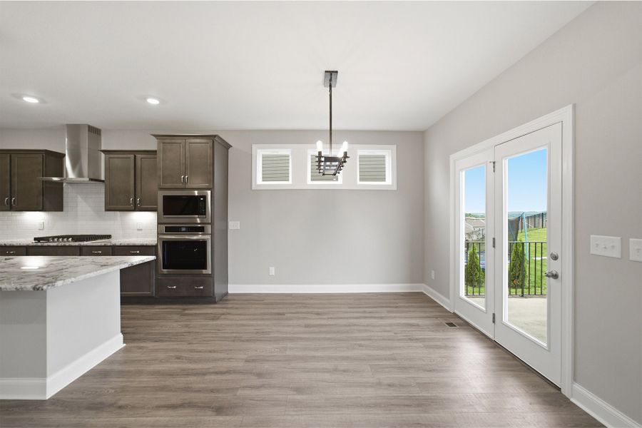 Spacious, unfurnished interior of a new home in The Retreat at Norman Farm, Hendersonville (Image 29).
