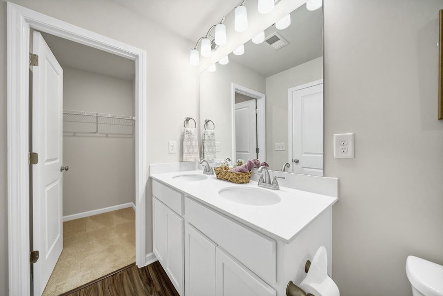 Furnished interior view inside a new home in Village at Boulware, Lugoff (Image 24). Furnished interior view inside a new home in Village at Boulware, Lugoff (Image 24).