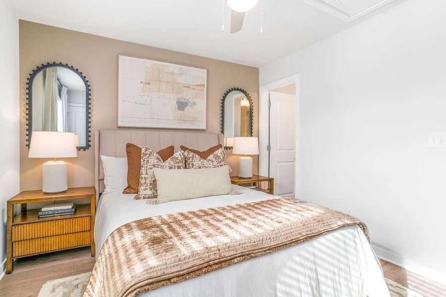 Furnished interior view inside a new home in The Cottages at East Lanier, Fayetteville (Image 8).