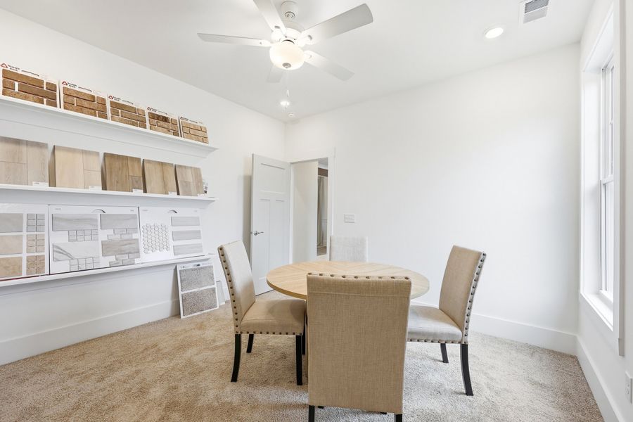 Representative furnished interior of a home built from the Carolyn II by Great Southern Homes in Carsons Landing, Angier (Image 15).