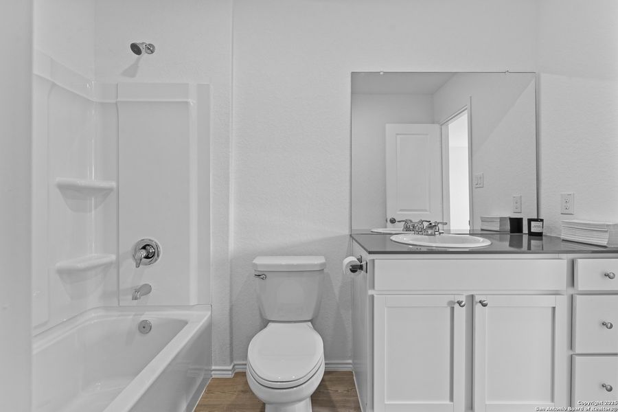 Furnished interior view inside a new home in , New Braunfels (Image 6).