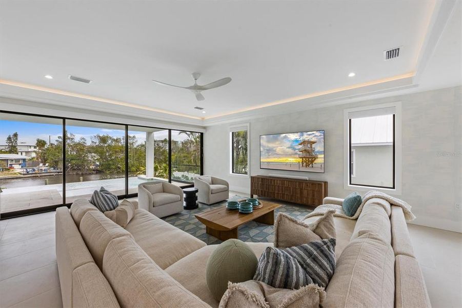 Furnished interior view inside a new home in , Holmes Beach (Image 29).