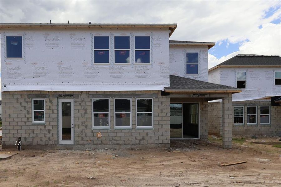 In-progress construction of a new home in Estates at Rivercrest, Sanford, FL (Image 16).