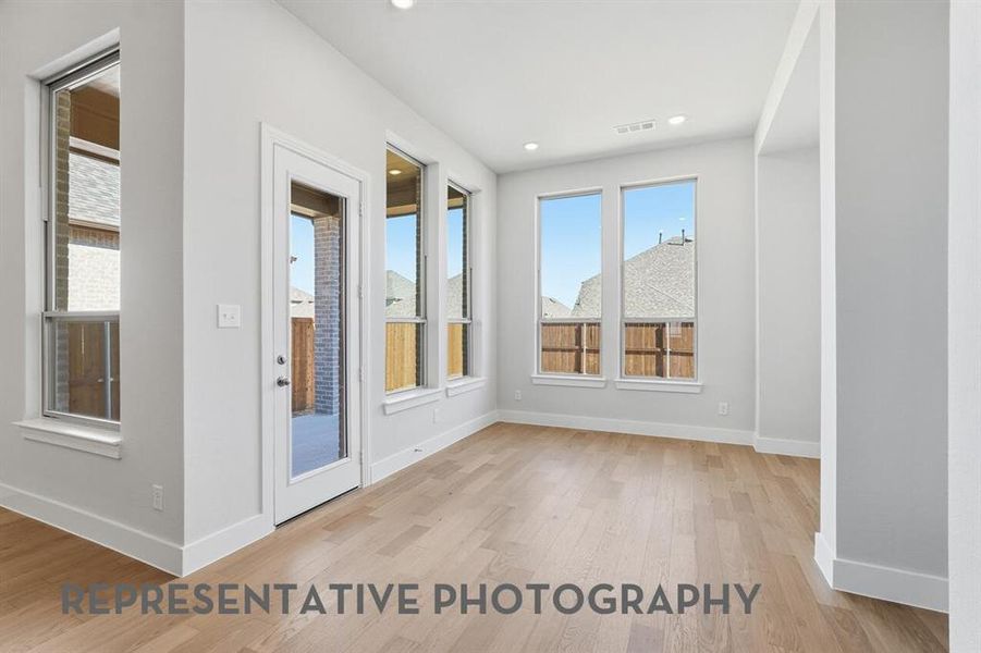Spacious, unfurnished interior of a new home in Pecan Square, Northlake (Image 11). Spacious, unfurnished interior of a new home in Pecan Square, Northlake (Image 11).