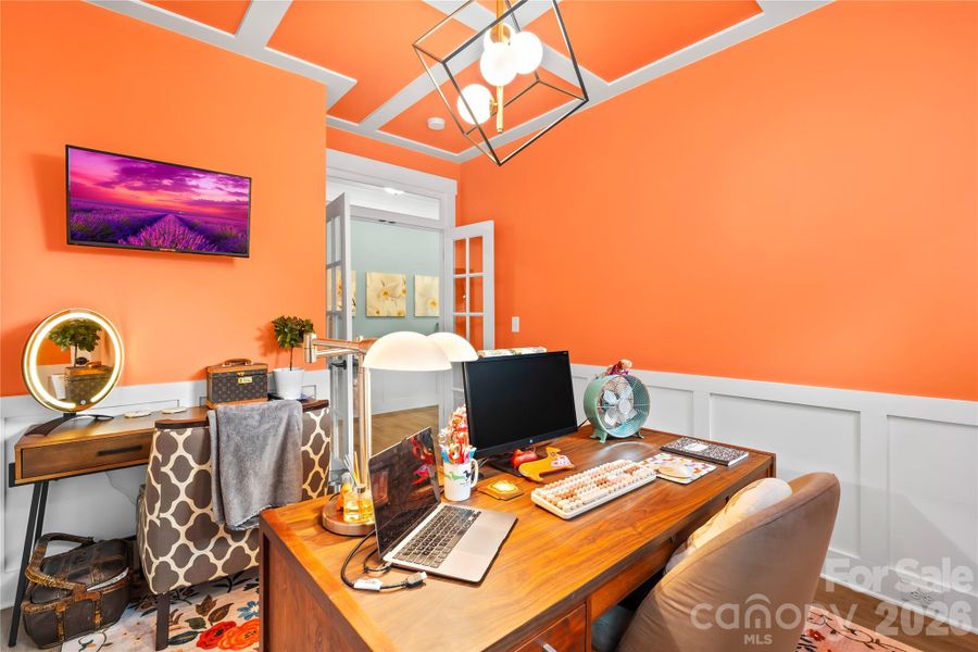 Furnished interior view inside a new home in Villas at Prestwick, Mooresville (Image 28).