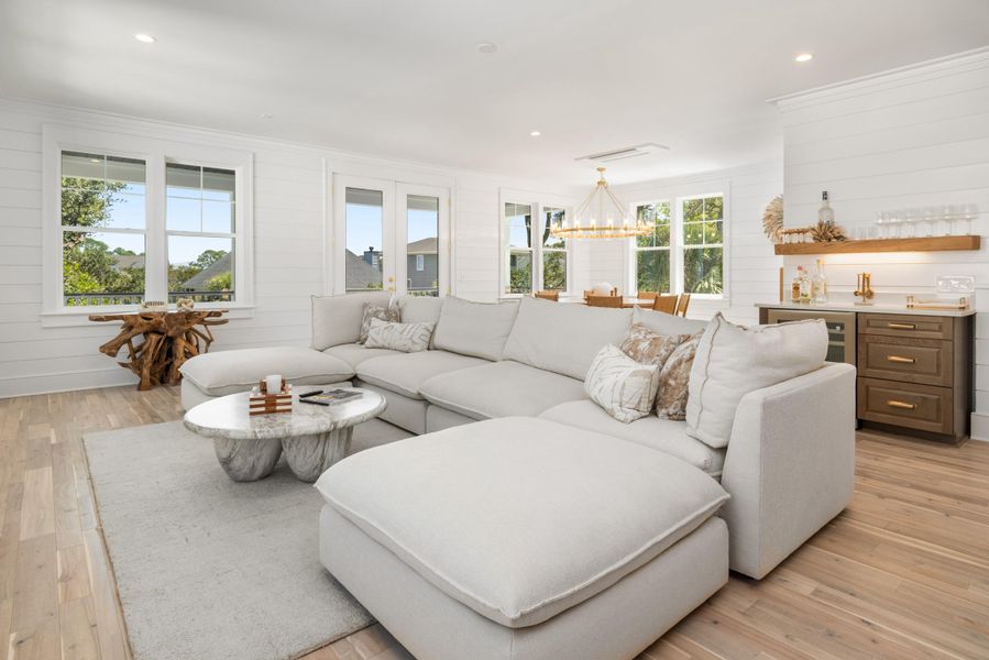 Furnished interior view inside a new home in , Edisto Island (Image 42). Furnished interior view inside a new home in , Edisto Island (Image 42).