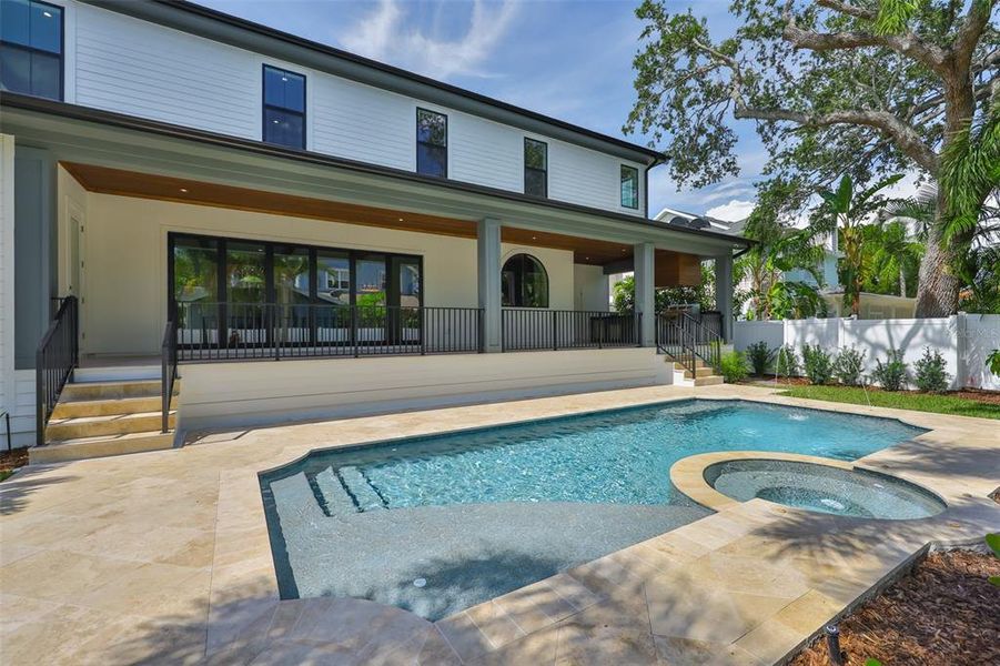 Front exterior of a new home in , Tampa, FL, highlighting curb appeal (Image 27).