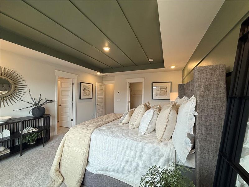 Furnished interior view inside a new home in The Towns at Auburn Station West, Auburn (Image 16).