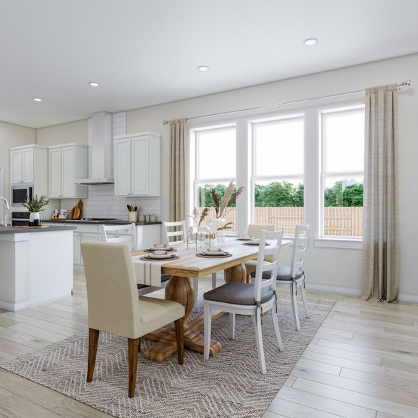 Furnished interior view inside a new home in Park Central, Georgetown (Image 5).