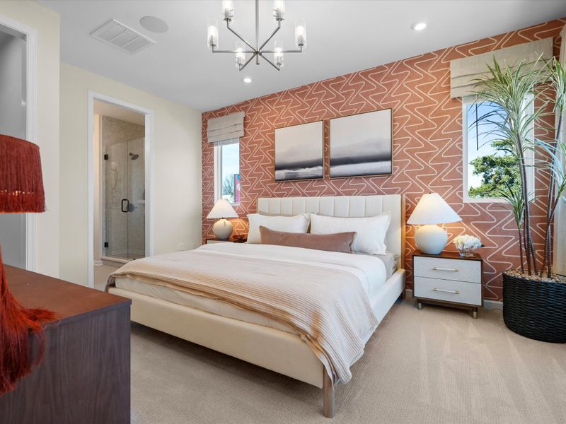 Furnished interior view inside a new home in Southmont, Charlotte (Image 17).