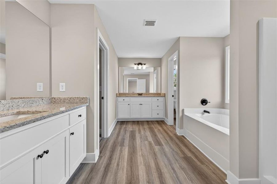 Furnished interior view inside a new home in , Winder (Image 11).