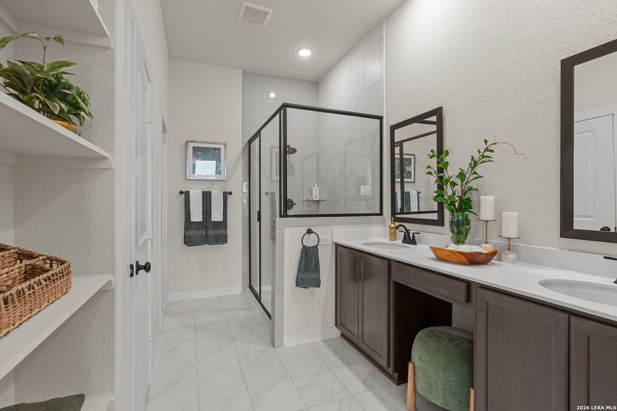 Furnished interior view inside a new home in The Crossvine, Schertz (Image 10).