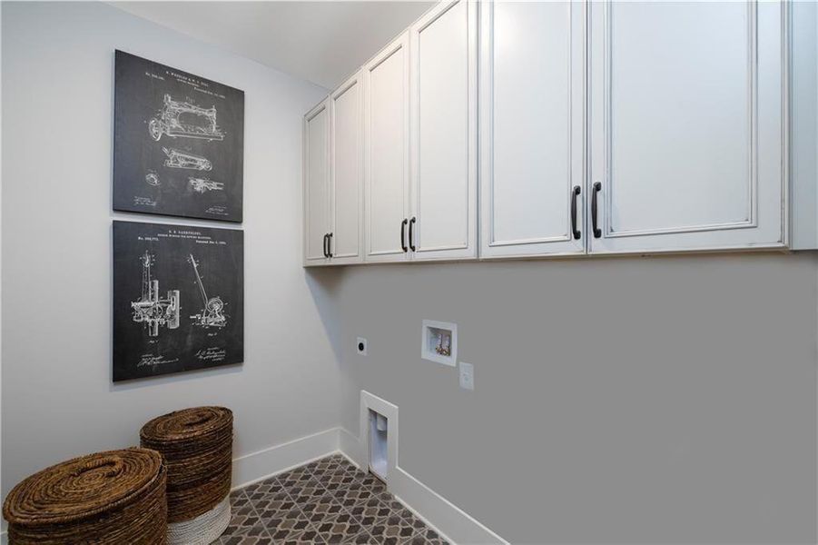 Furnished interior view inside a new home in Soleil Belmont Park, Canton (Image 16). Furnished interior view inside a new home in Soleil Belmont Park, Canton (Image 16).