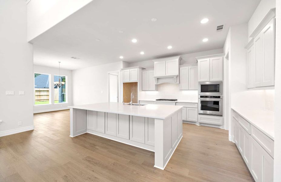 Representative furnished interior of a home built from the 3799AU by Ravenna Homes in Audubon 60′, Magnolia (Image 8).
