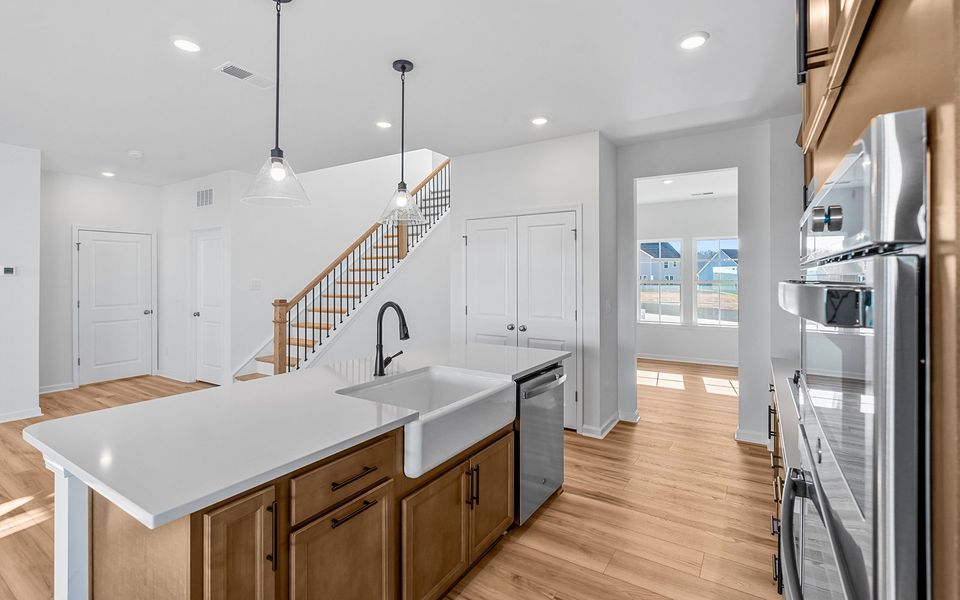 Furnished interior view inside a new home in Hanes Lake, Winston-Salem (Image 8).