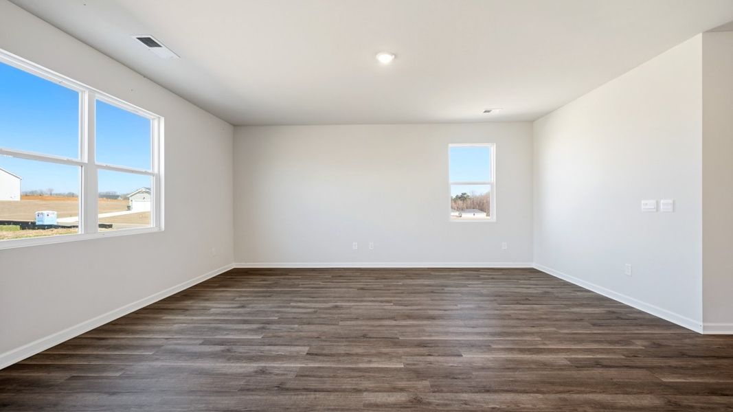 Representative unfurnished interior of a home built from the Flora by D.R. Horton in Fox Crossing, Griffin (Image 15).