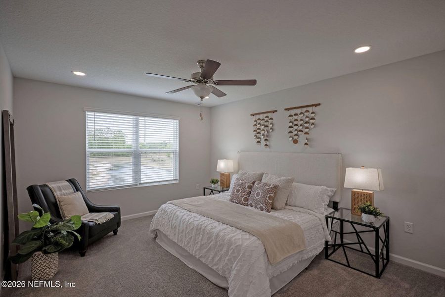Furnished interior view inside a new home in , Jacksonville (Image 29).