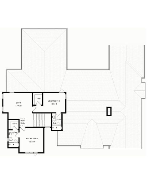 2D floor plan layout of this home in , Montgomery, TX (Image 4).