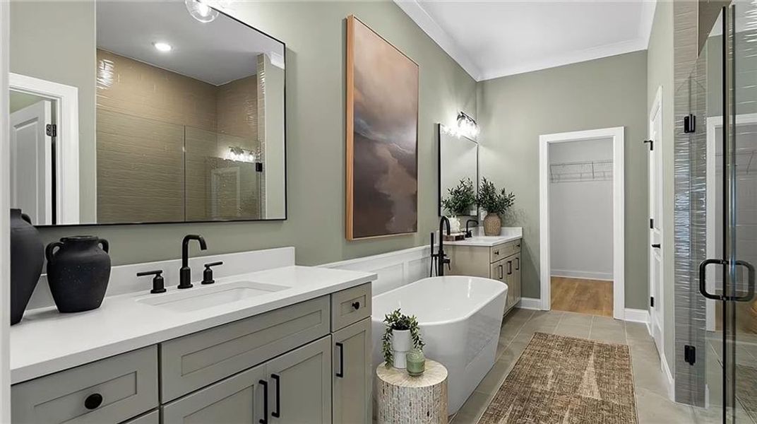 Furnished interior view inside a new home in , Waleska (Image 11).