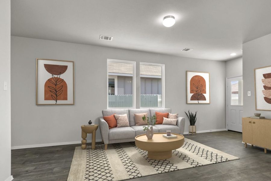 Furnished interior view inside a new home in Casetta Ranch, Kyle (Image 5).
