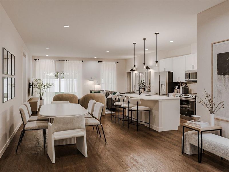 Furnished interior view inside a new home in , Ocala (Image 5).