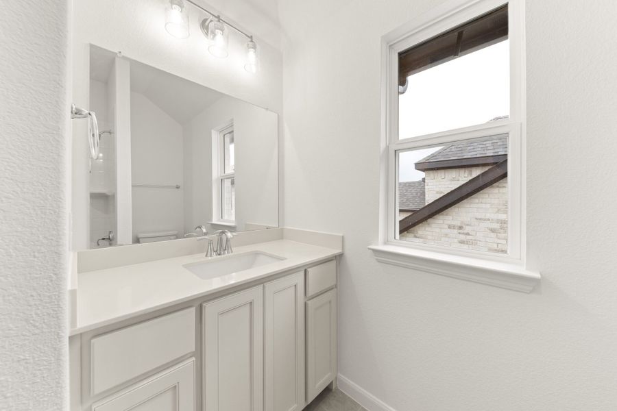 Furnished interior view inside a new home in Creekview Meadows, Pilot Point (Image 12).