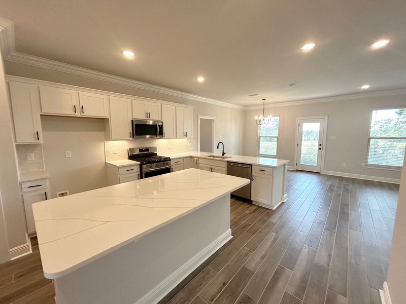 Furnished interior view inside a new home in The Bluffs at Lafayette, Freeport (Image 5).