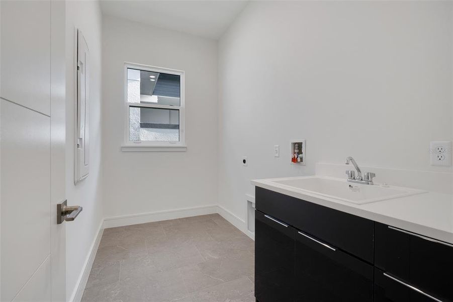 Furnished interior view inside a new home in Hampton Green at Providence, Davenport (Image 19).