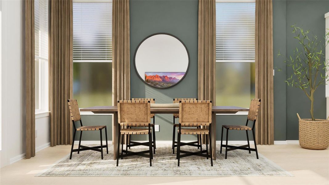 Furnished interior view inside a new home in The Preserve at Rosenberg, Rosenberg (Image 29).